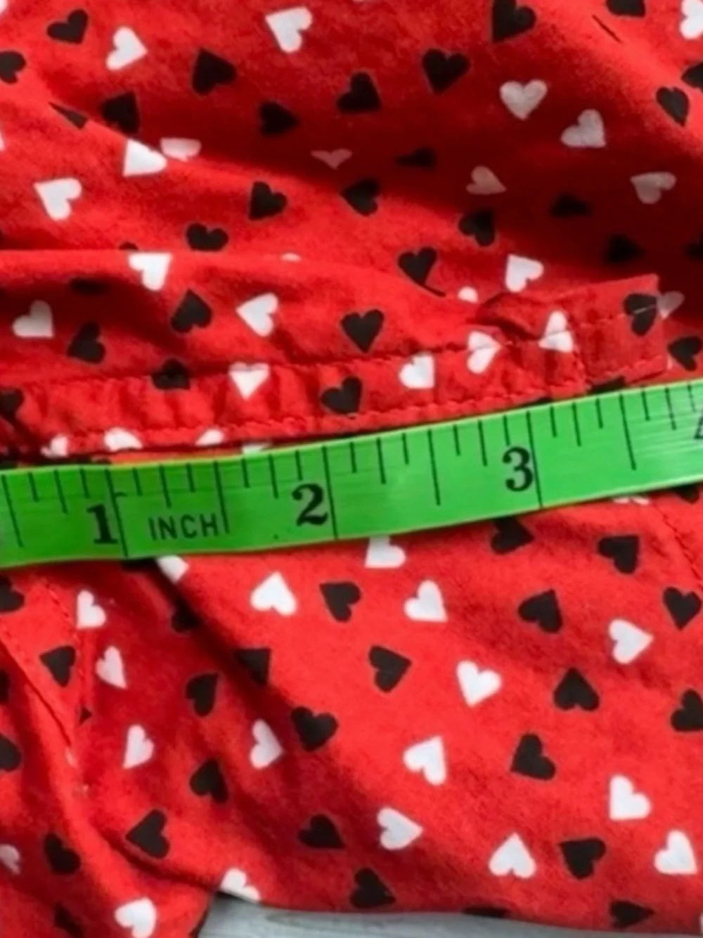 J. CREW Heart Print Boxer Shorts - Red, Medium (32-34) | 100% Cotton